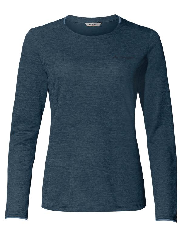 VAUDE Women's Essential LS T-Shirt dark sea uni Gr&ouml;&szlig; 36