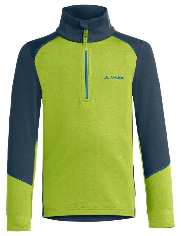 VAUDE Kids Livigno Halfzip chute green Größ 134/140