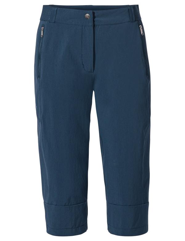 VAUDE Women's Farley Stretch Capri III dark sea Gr&ouml;&szlig; 36