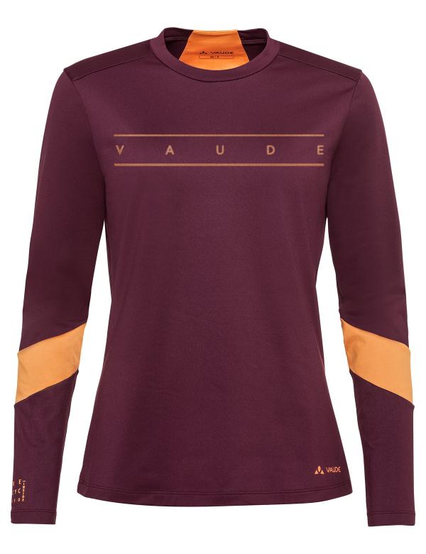 VAUDE Women's Qimsa LS Logo Shirt cassis Größ 36