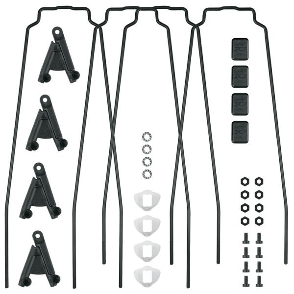 SKS GERMANY BLUEMELS STYLE 28", 56 mm - ESC V-Adapter Streben Set schwarz 