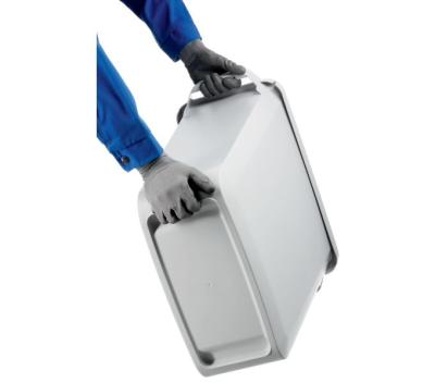 LISTA Abfallbehälter 60 L, 590 x 600 x 282 mm (B x H x T), 60 L, Schwarz Produktbild 2