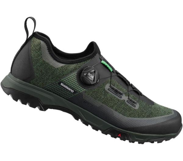 SHIMANO SHIMANO Fahrradschuhe ET701 Herren/Damen MTB FLATPEDAL Größe 39 Grün