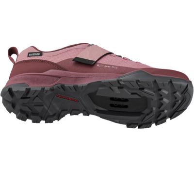 SHIMANO SHIMANO Fahrradschuhe EX500W Damen Touring SPD Größe 37 Damenleisten Rot Produktbild 3