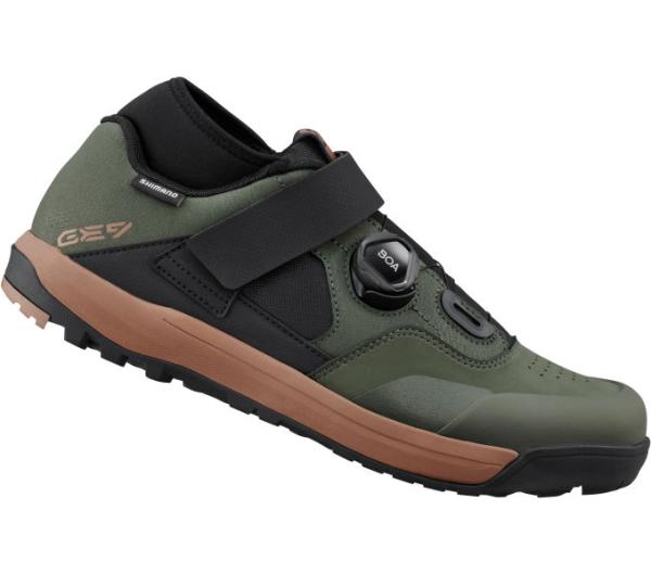SHIMANO SHIMANO Fahrradschuhe GE900 Herren/Damen MTB SPD Gr&ouml;&szlig;e 38 Gr&uuml;n