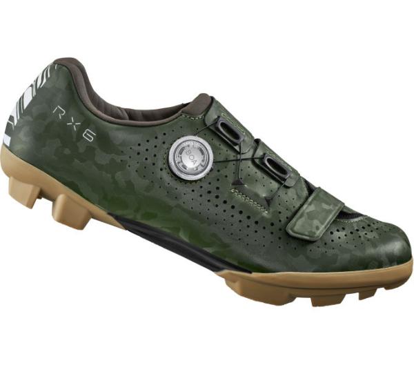 SHIMANO SHIMANO Fahrradschuhe RX600 Herren/Damen Gravel SPD Gr&ouml;&szlig;e 48 Gr&uuml;n