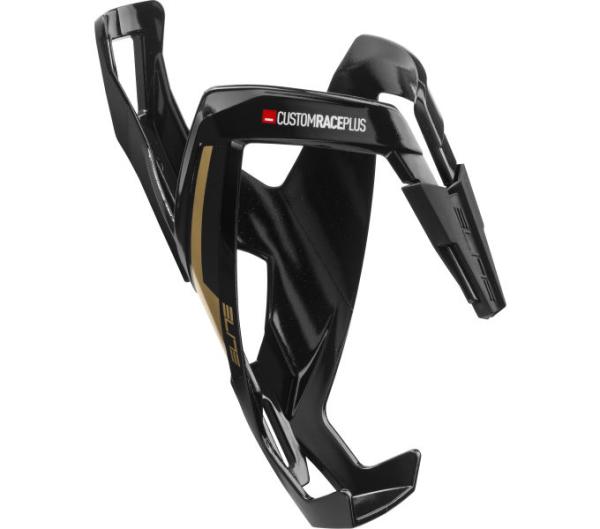ELITE ELITE Flaschenhalter Custom Race Plus Schwarz/Gold Glänzend