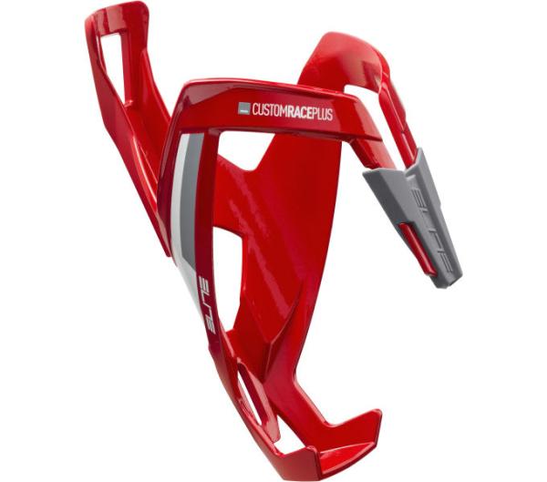 ELITE ELITE Flaschenhalter Custom Race Plus Rot/Weiß Glänzend