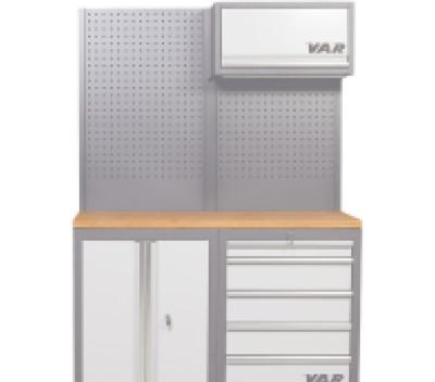 VAR Holz-Arbeitsplatte MO-52282 für 2 Schränke 1361 x 463 x 40 mm Produktbild 1