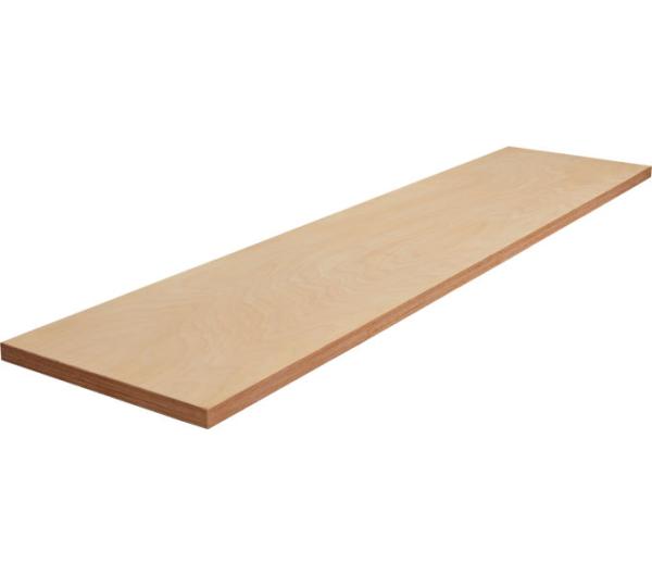 VAR Holz-Arbeitsplatte MO-52283 für 3 Schränke 2041,5 x 463 x 40 mm