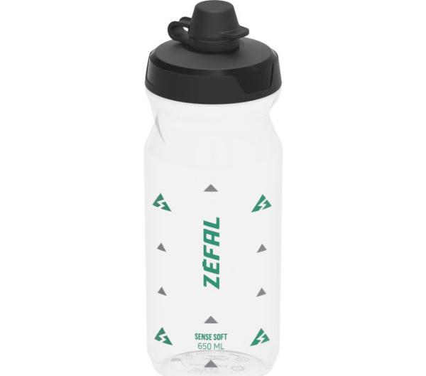 Zéfal Trinkflasche Sense Soft No-Mud Transparent 650 ml