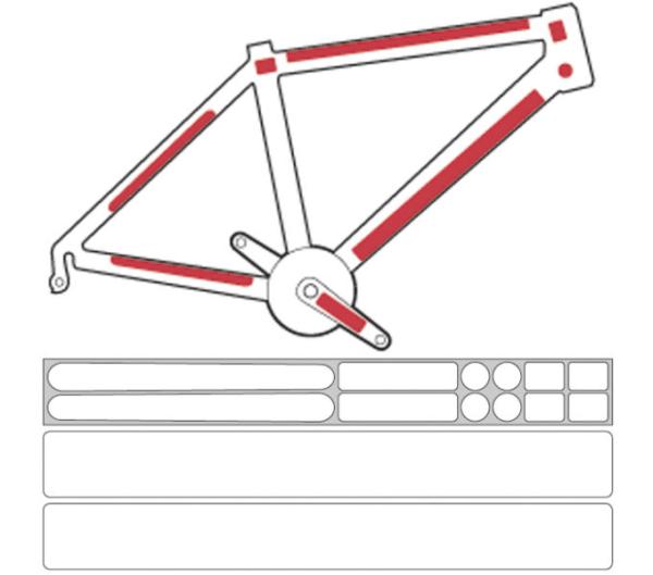 Zéfal Rahmenschutzfolie Skin Armor Set L glänzend