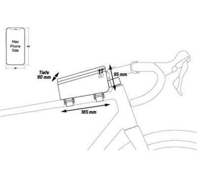 Zéfal Smartphonetasche Console Pack 0,8 l Produktbild 3