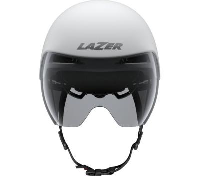 LAZER LAZER Helm Volante KinetiCore Triathlon/Zeitfahren Matte White Silver (M) 55-59 Produktbild 1