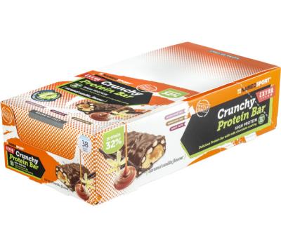 NAMEDSPORT NAMEDSPORT Proteinriegel CRUNCHY PROTEIN BAR Karamell Vanille 24 x 40 g Produktbild 1