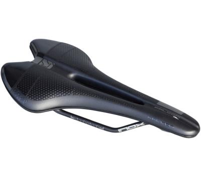 PRO Fahrradsattel Falcon Gel 142 mm Schwarz Edelstahl Gestell Produktbild 1