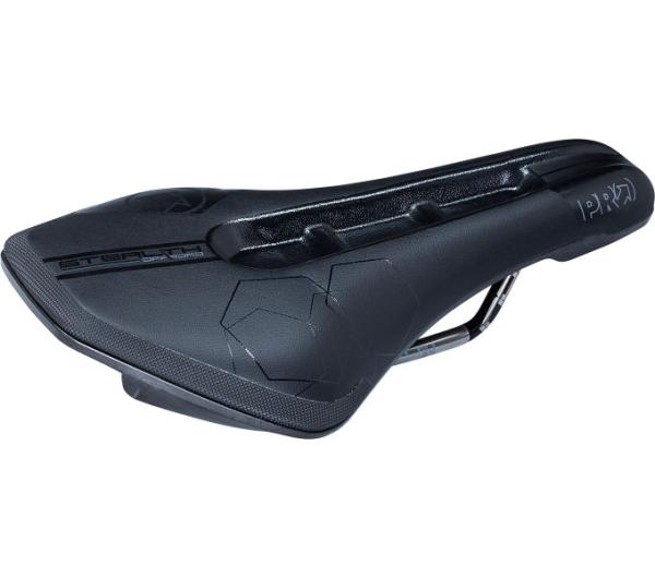 PRO Fahrradsattel Stealth Offroad 142 mm Schwarz Edelstahl Gestell