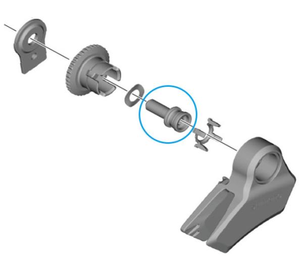 SHIMANO Befestigungsschraube Führung SHIMANO E-BIKE SYSTEMS CD-EM800 (55 mm Kettenlinie)
