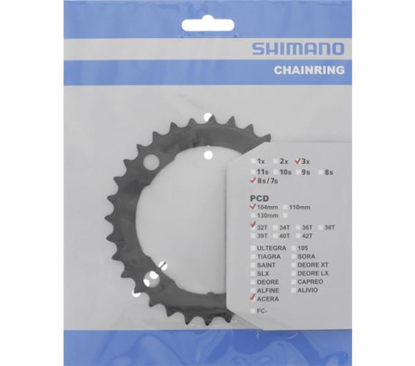 SHIMANO Kettenblatt ACERA FC-M361 32 Zähne