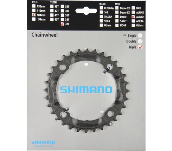 SHIMANO Kettenblatt ALIVIO FC-M430, FC-M431 32 Zähne