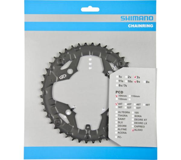 SHIMANO Kettenblatt ALIVIO FC-M430, FC-M431 44 Zähne für KSR