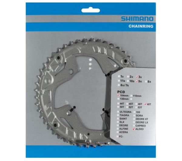 SHIMANO Kettenblatt ALIVIO FC-T4060 48 Zähne