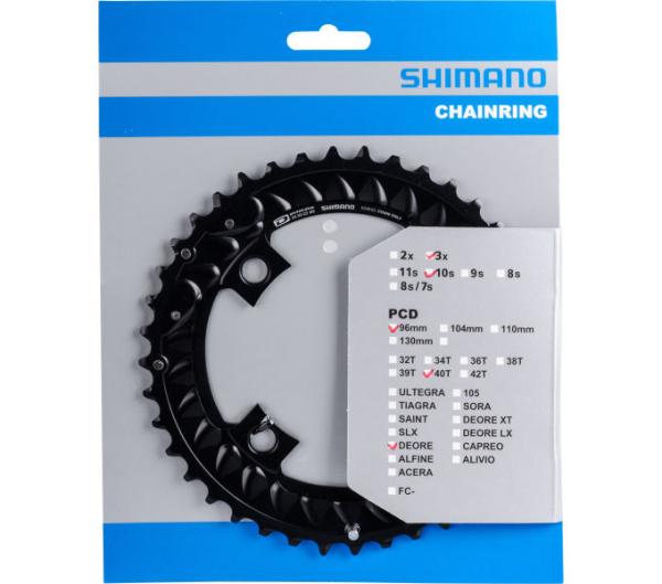 SHIMANO Kettenblatt DEORE FC-M6000-3 40 Zähne
