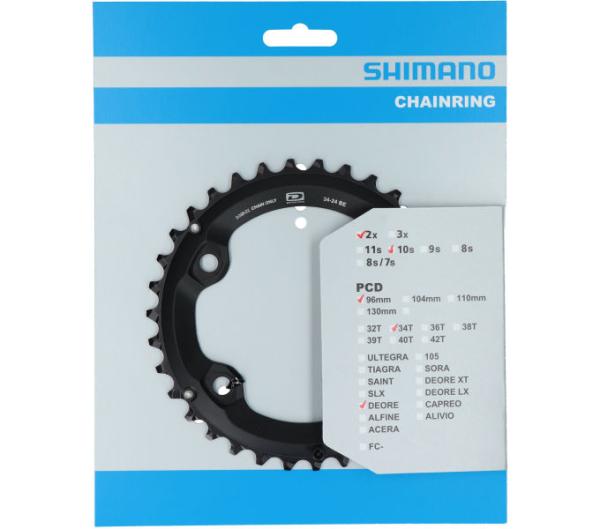 SHIMANO Kettenblatt DEORE FC-M6000-2 34 Zähne